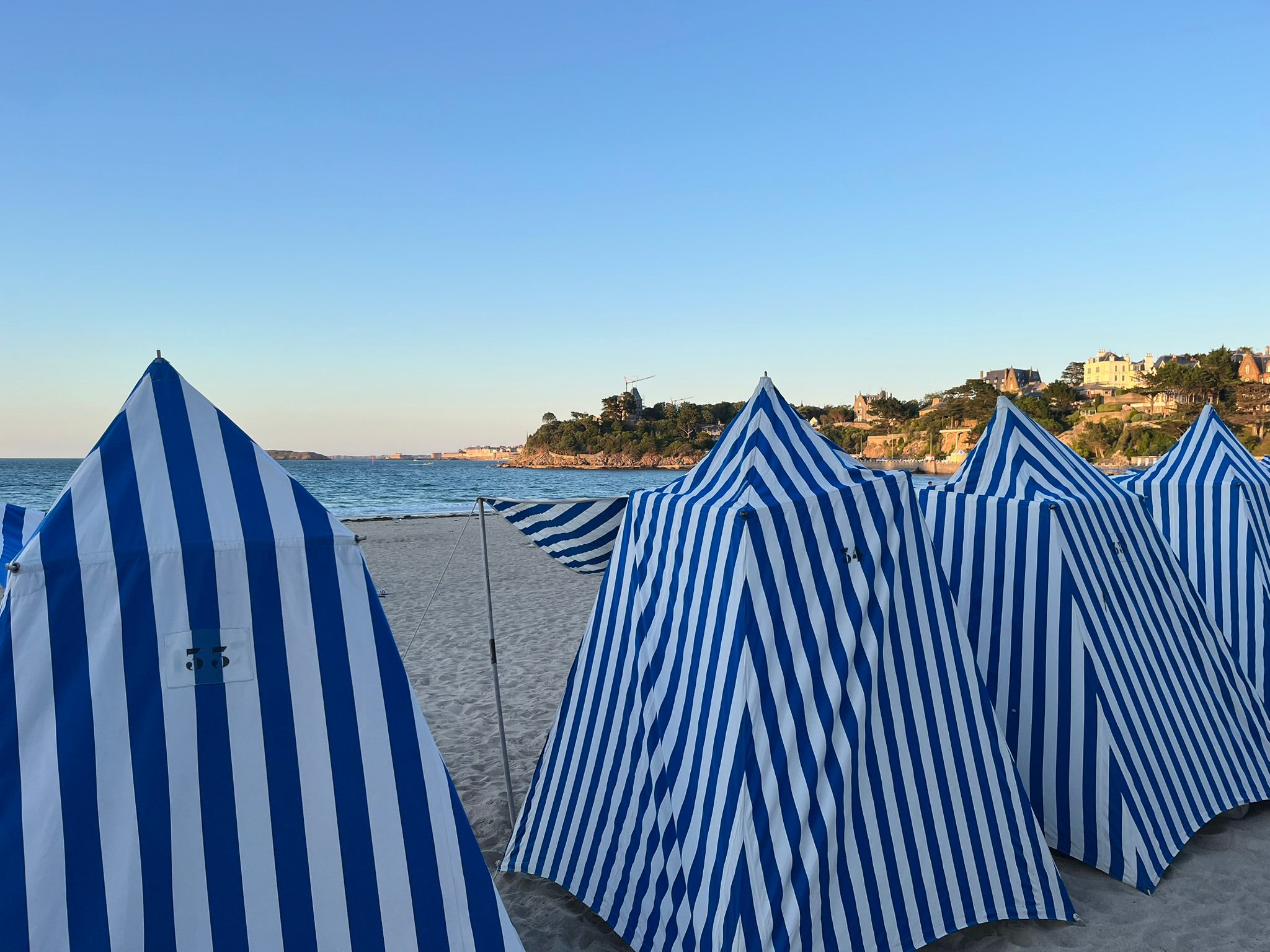 Les cabines de plage de Dinard